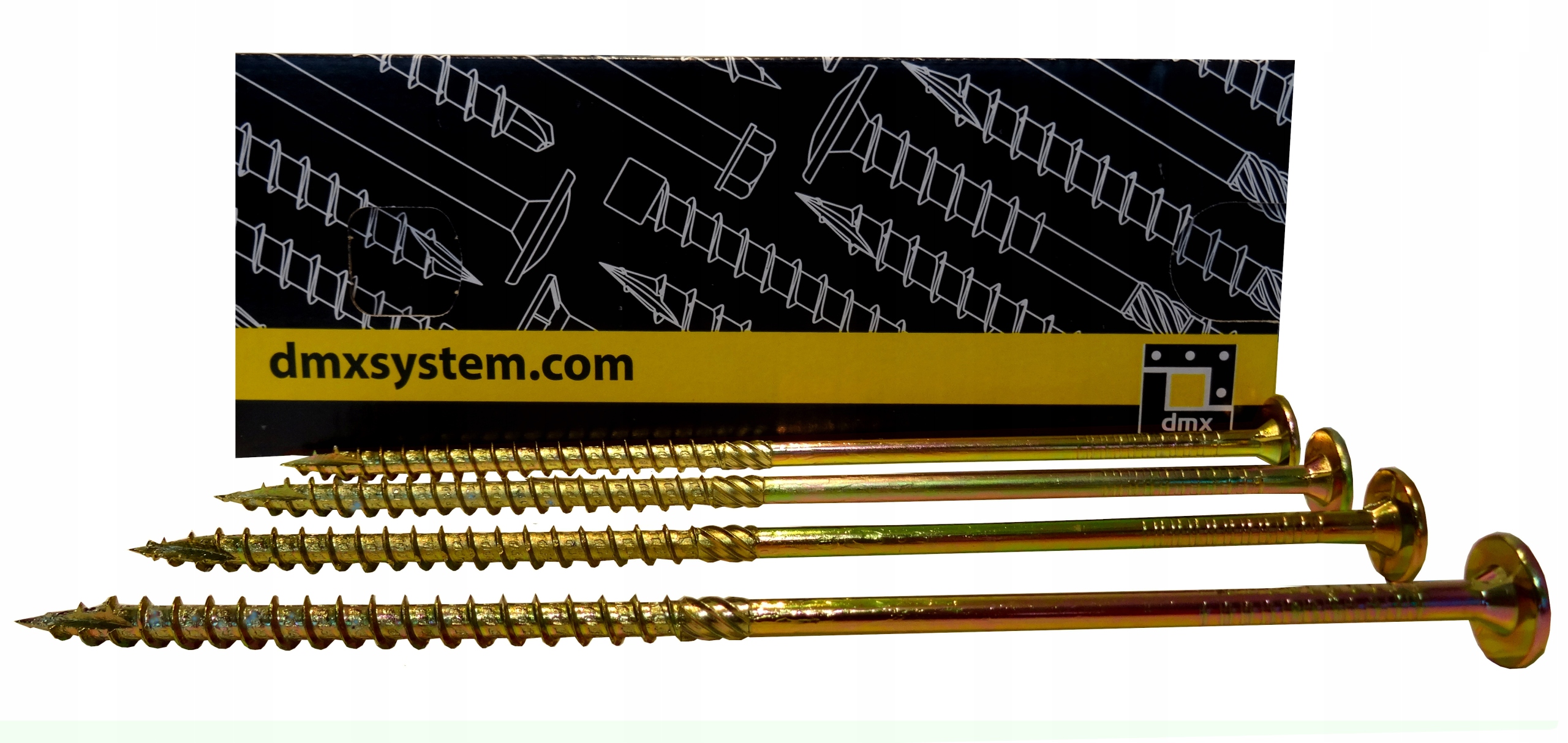 

Wkręty ciesielskie talerzowe DMX 8x280 Torx 50 szt