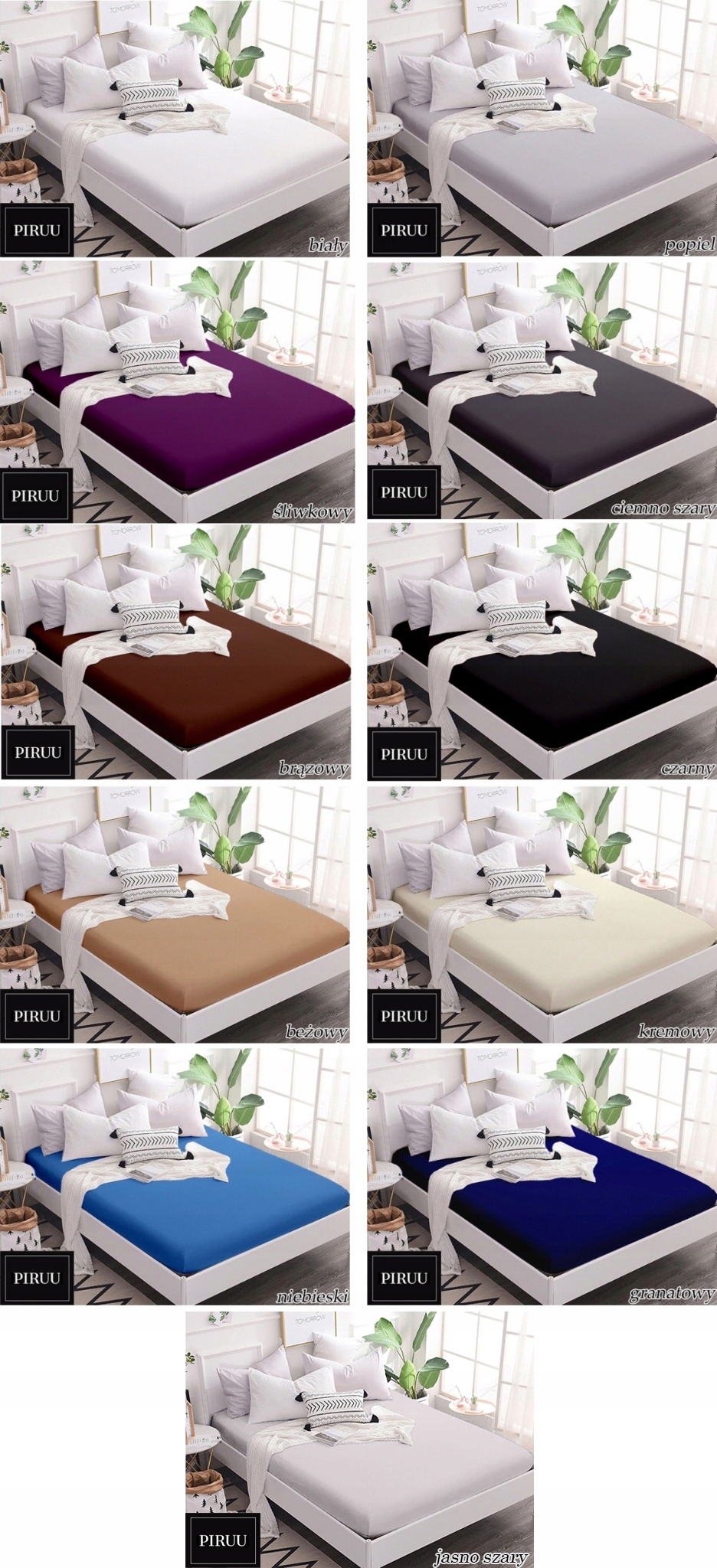 PRZEŚCIERADŁO JERSEY Z GUMKĄ 160x200 cm BAWEŁNA KOLORY SPRAWDZONA JAKOŚĆ Rodzaj prześcieradła z gumką
