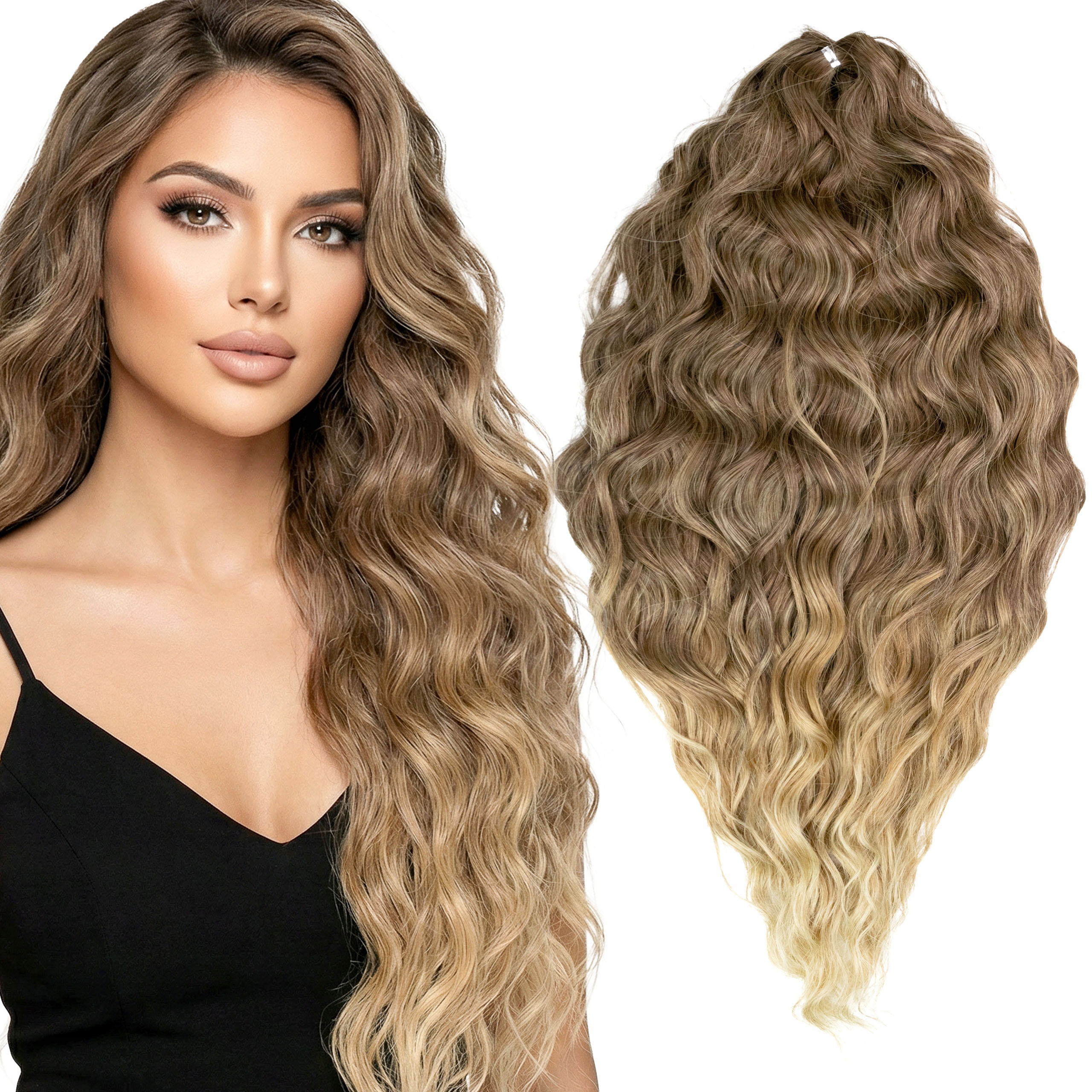 Włosy syntetyczne star wave Afroloki Crochet Hair 300g Ombre #T042