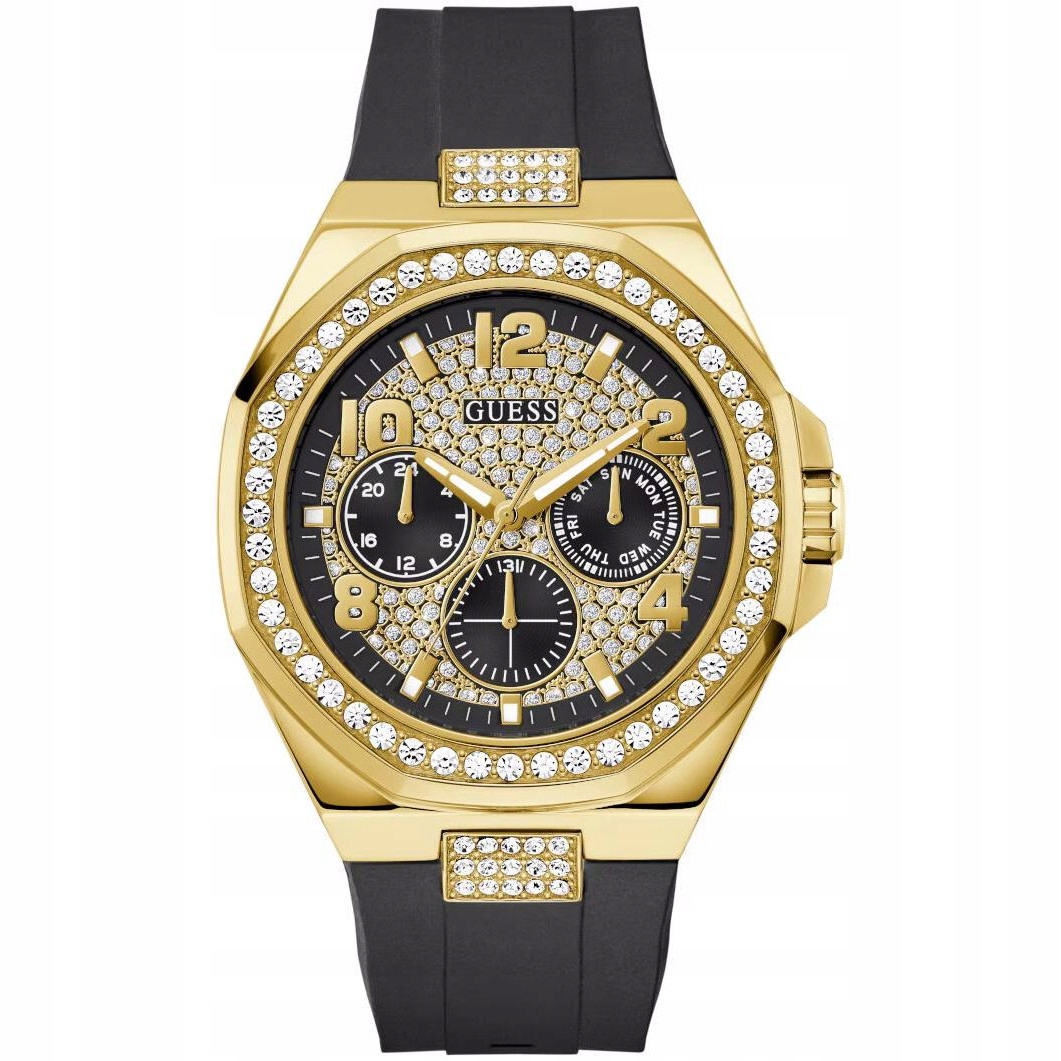 Pánské Hodinky Guess GW1002G2 s černým řemínkem