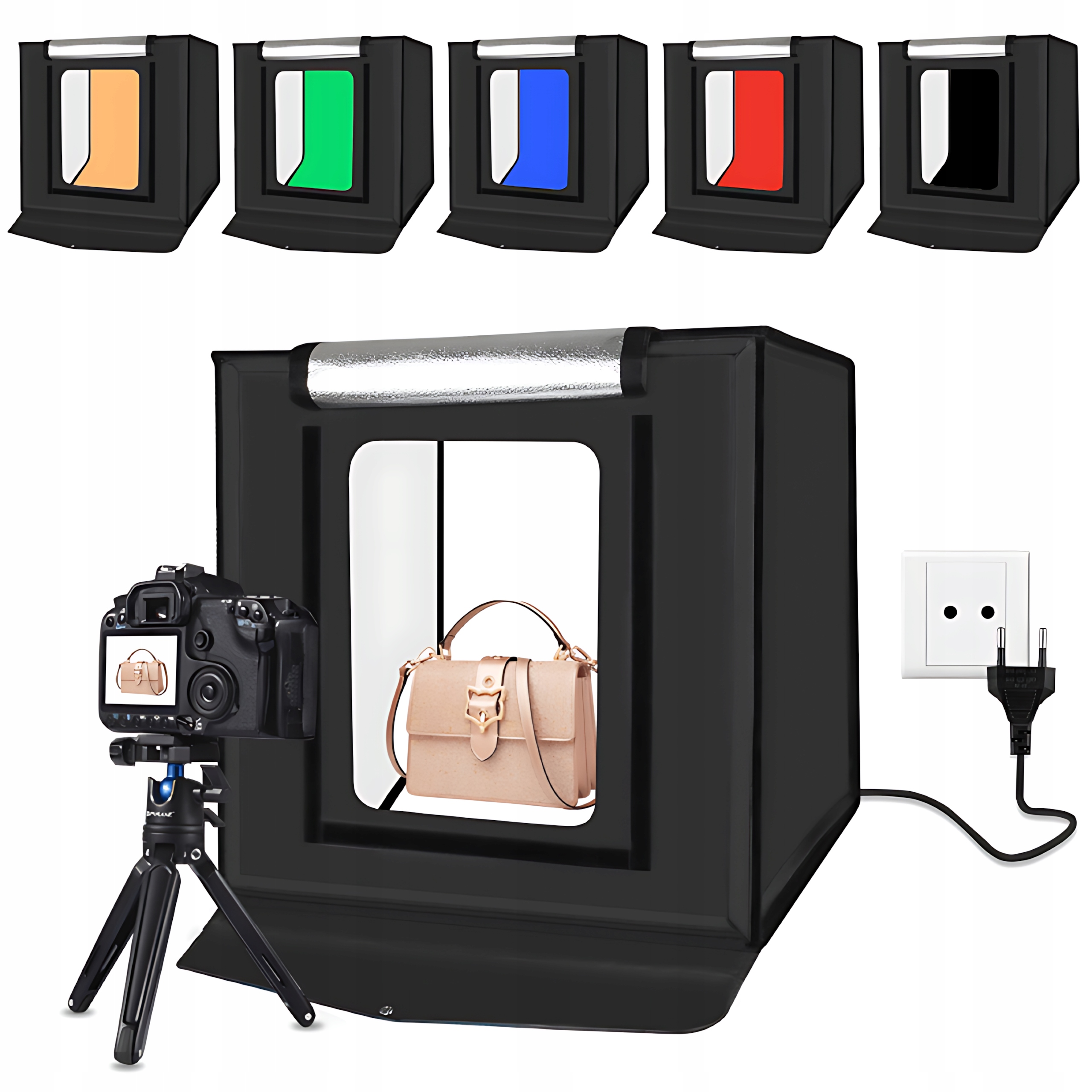 Puluz Składany Namiot Bezcieniowy 40cm Do Fotografii Produktowej Led 5500K