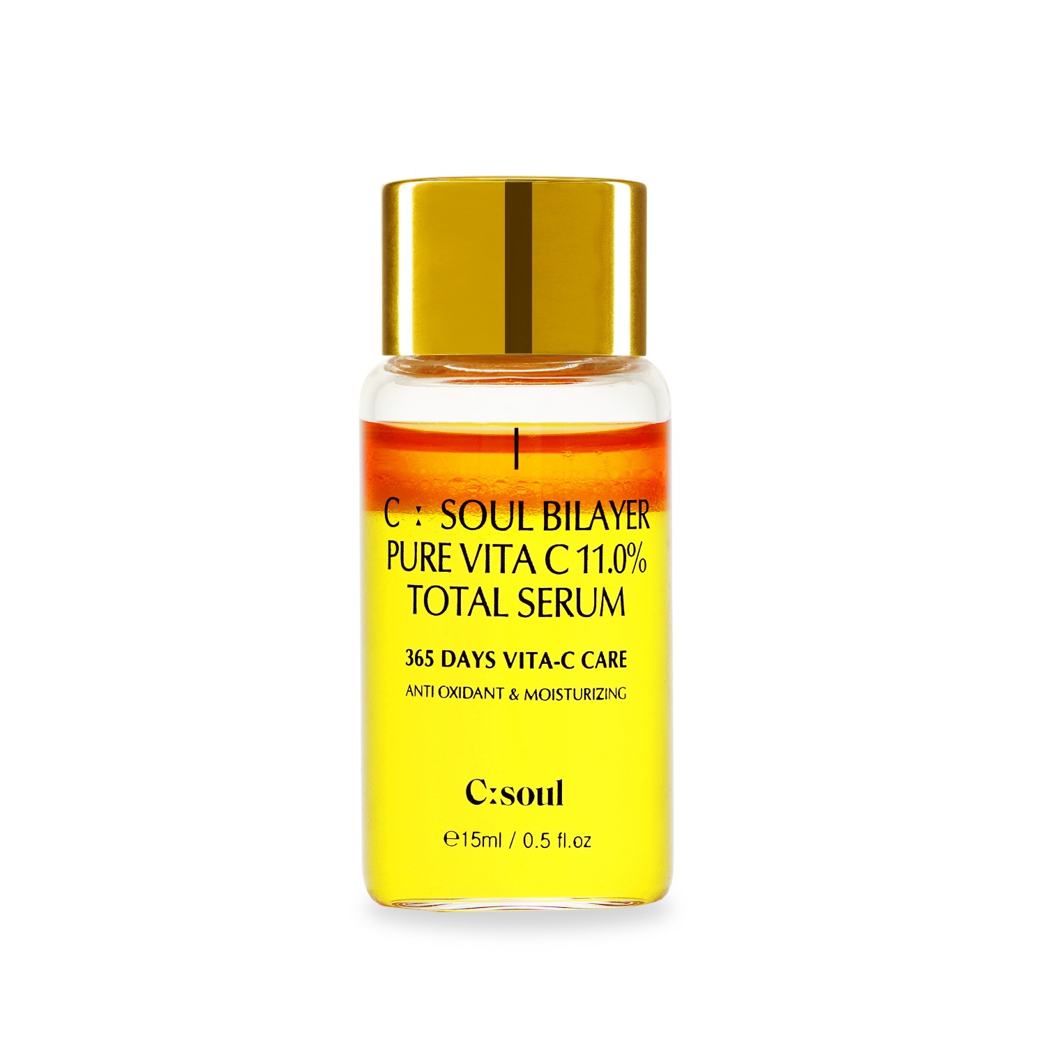 Dvoufázové antioxidační sérum na obličej Bilayer Pure VitaC11 Total C:Soul