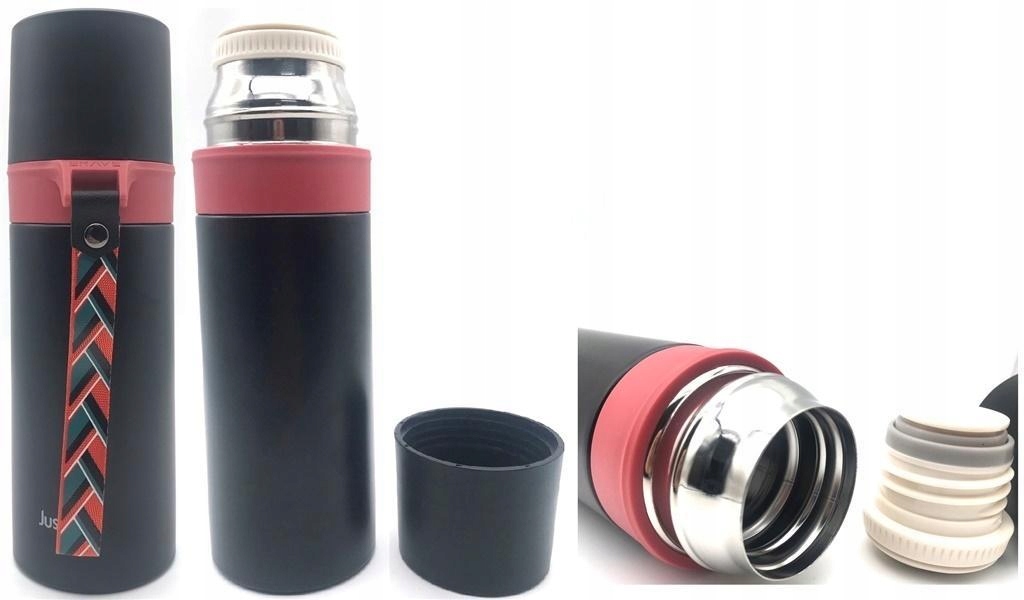 TERMOS PRÓŻNIOWY 350ML CZARNY FRESH, FRESH