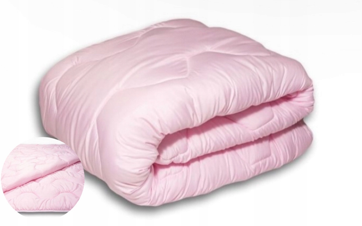 Celoroční Přikrývka 180 X 200 CM Teplá Růžová, Nadýchaná, Antialergická, Premium
