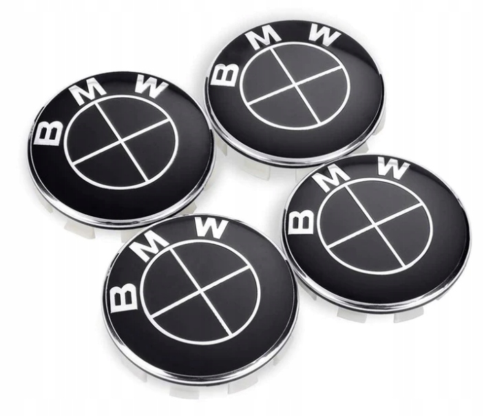 

Bmw Full Black 68mm Dekle Dekielki Kpl Kapsle Alu