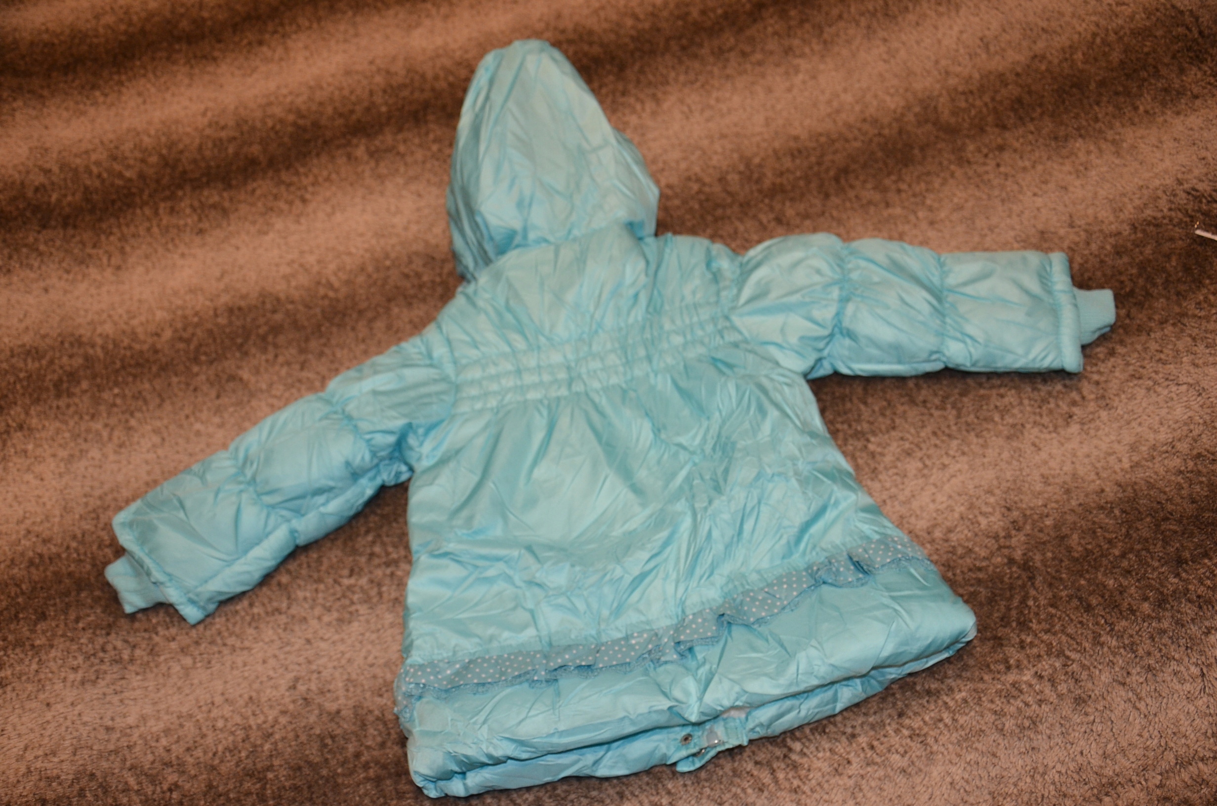 Kurtka PRZEJŚCIOWA WIOSENNA dziecięca dziewczęca PŁASZCZYK z kapturem 86 92 Marka Inna marka