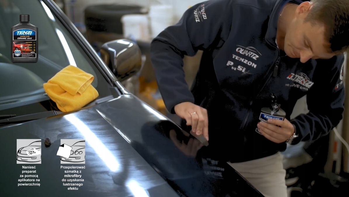 TENZI Detailer CERAMIC WAX aplikator mikrofibra Producent Tenzi