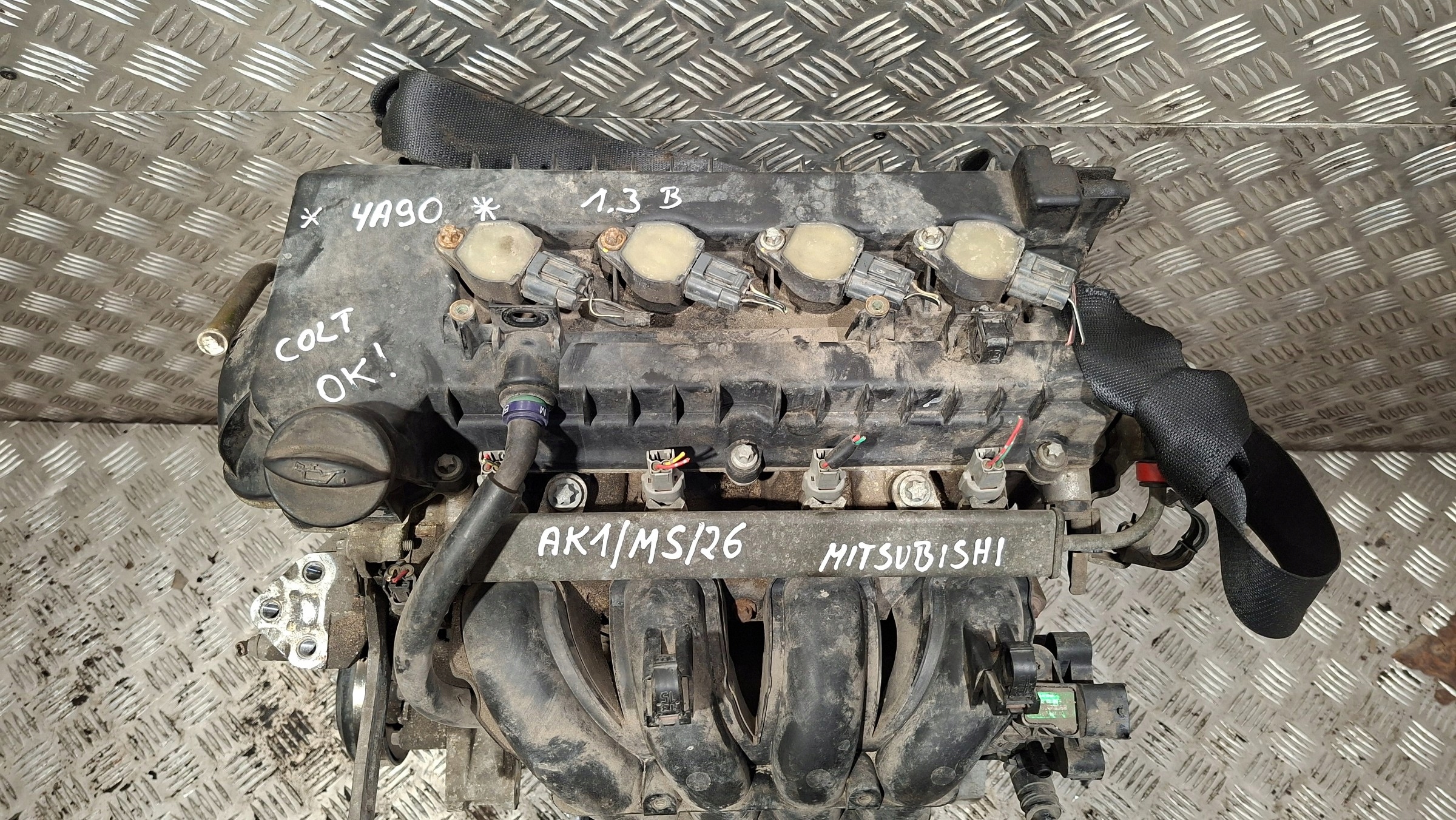 engine pillar unprotected MITSUBISHI COLT VI 1.3 4A90