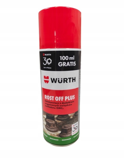 

Wurth Odrdzewiacz Rost-off Plus 400 ML Smar OMC2