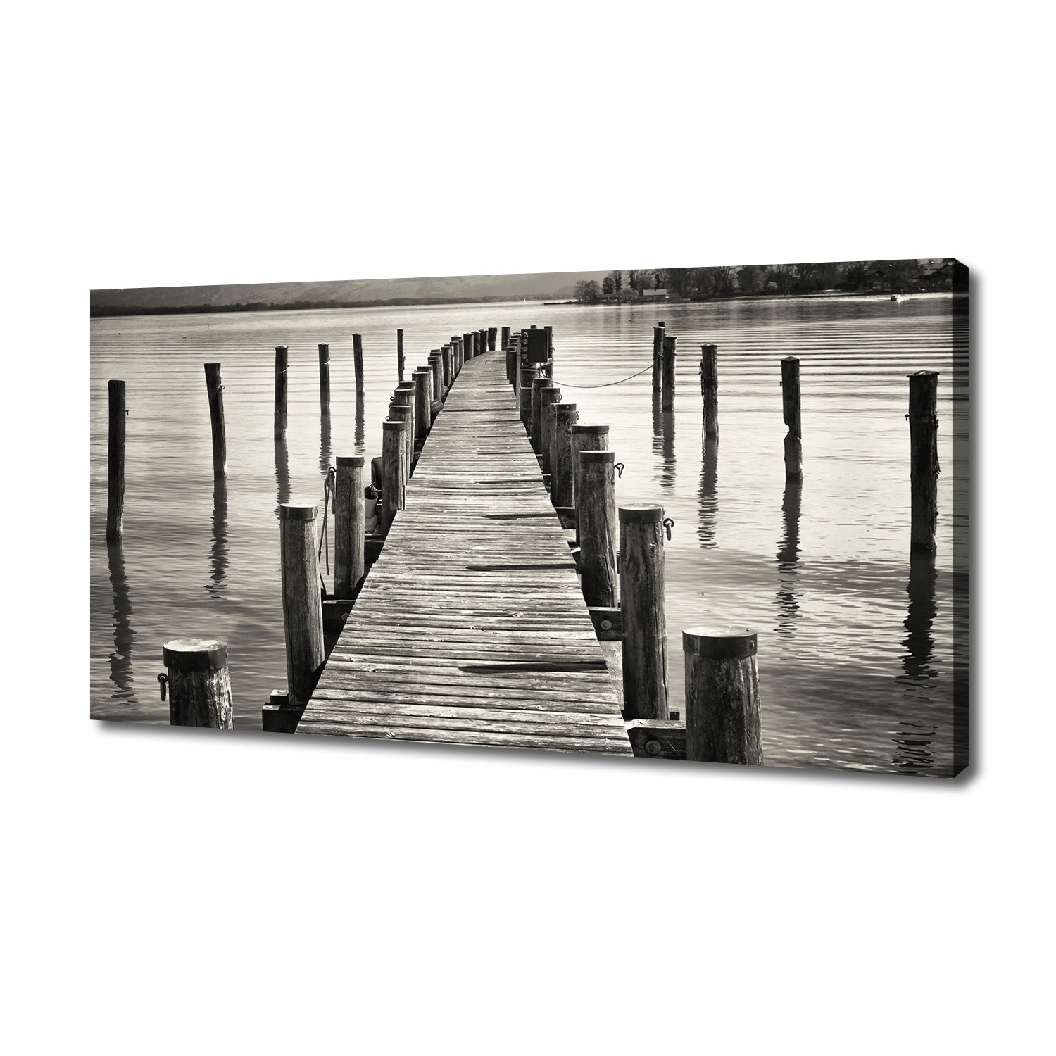 

Foto obraz na płótnie Drewniane molo 140x70 cm