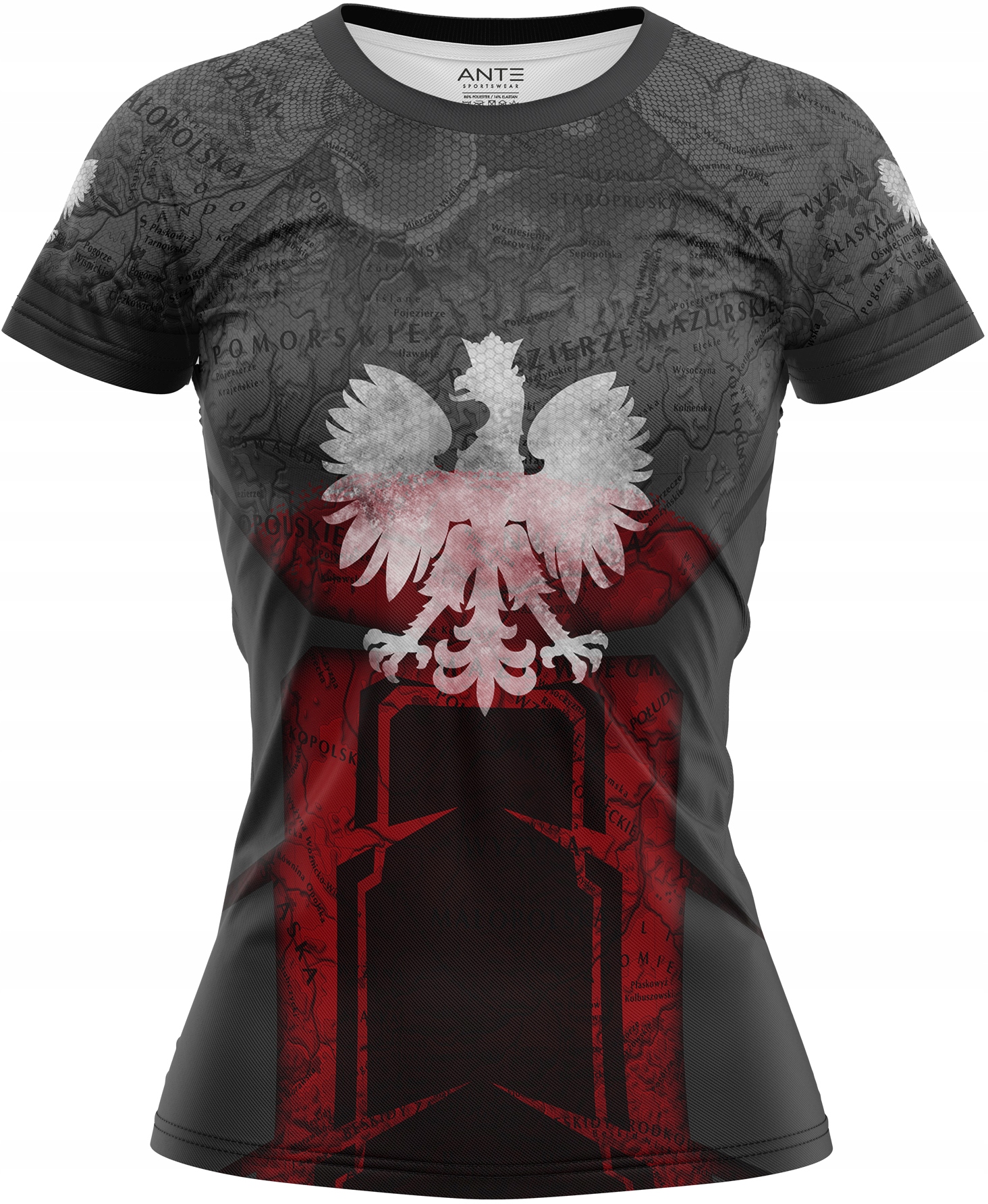 

Koszulka Damska Kibica Sportowa T-Shirt Polska S