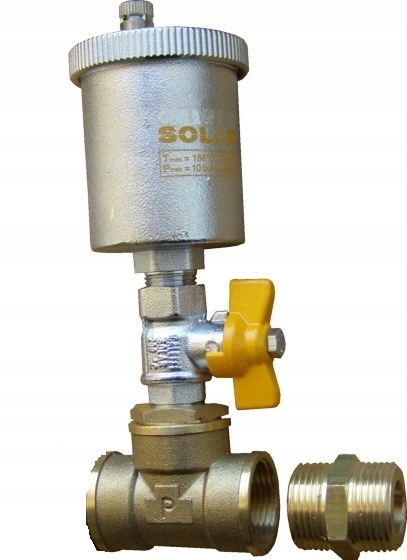 Solárny odvzdušňovač na trojníku do 160 stC