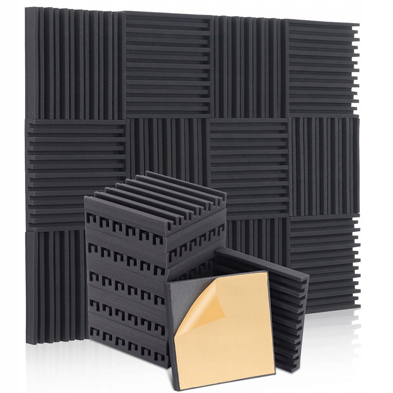 Akustické Panely Pěnová Podložka Do Stěny Pokoj Studia 30×30×5 cm