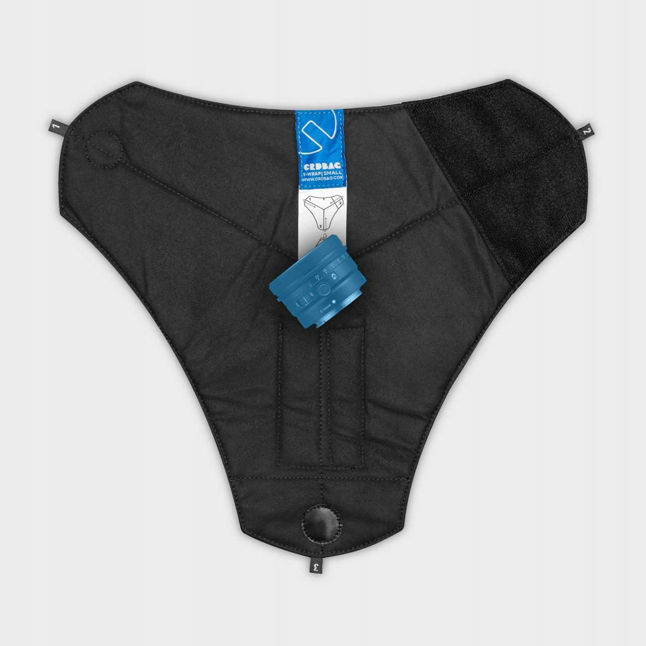 Malé pouzdro na objektiv Y-wrap Crdbag