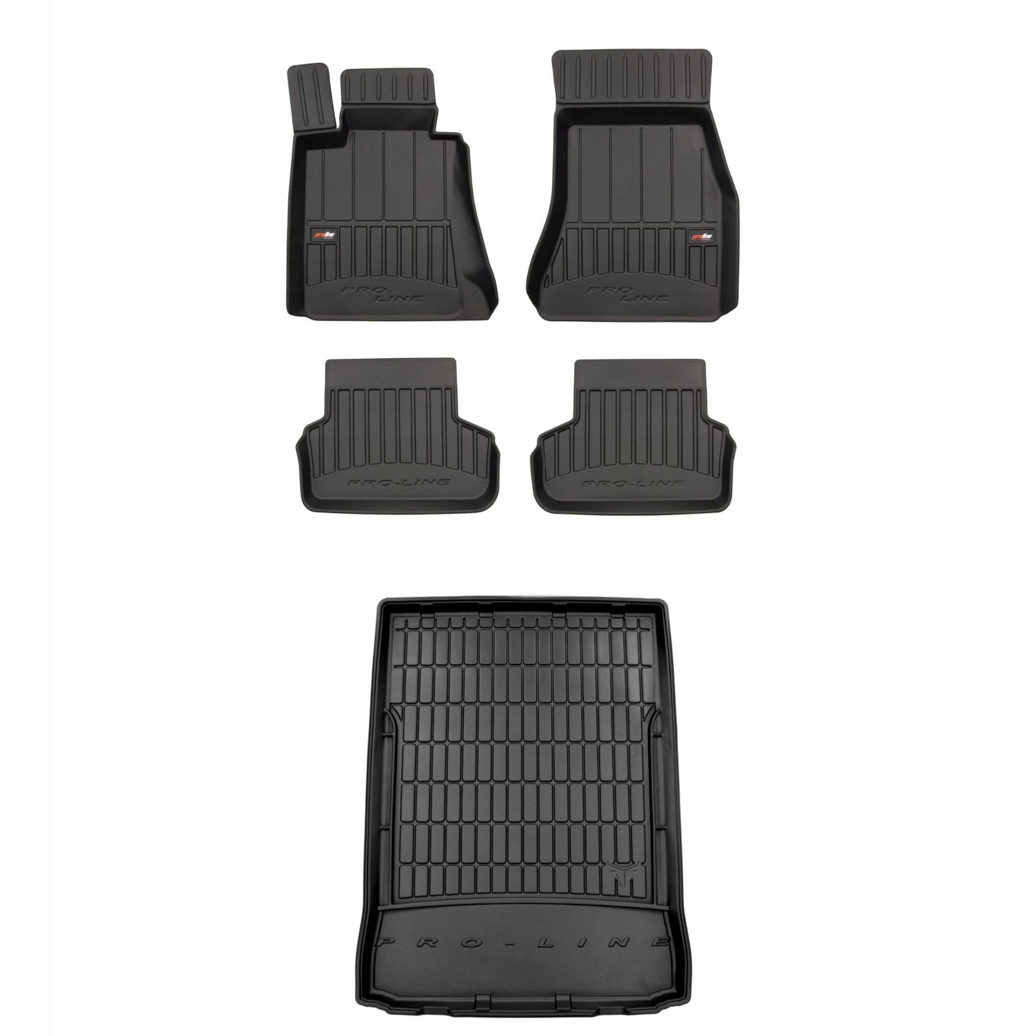 Sada gumových kobercov a rohoží pre Bmw radu 5 G30