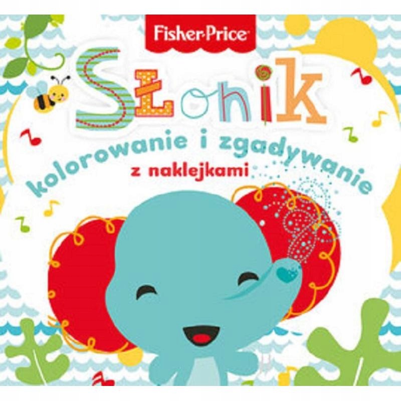 Fisher Price Kolorowanka Podłogowa Słonik 2+