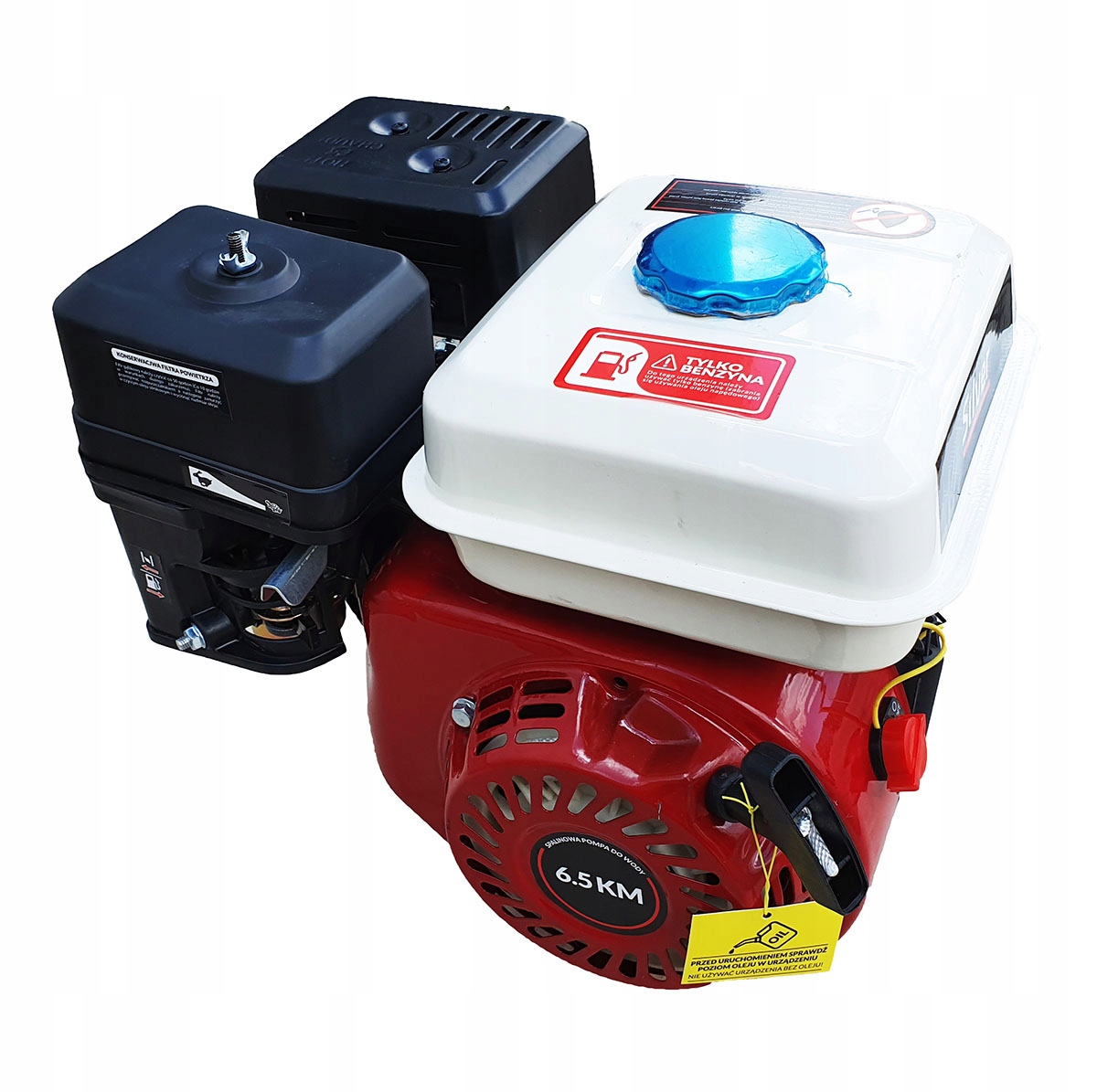 SILNIK SPALINOWY GX160 OHV 7KM WAŁEK 20MM + OLEJ Model EX11330