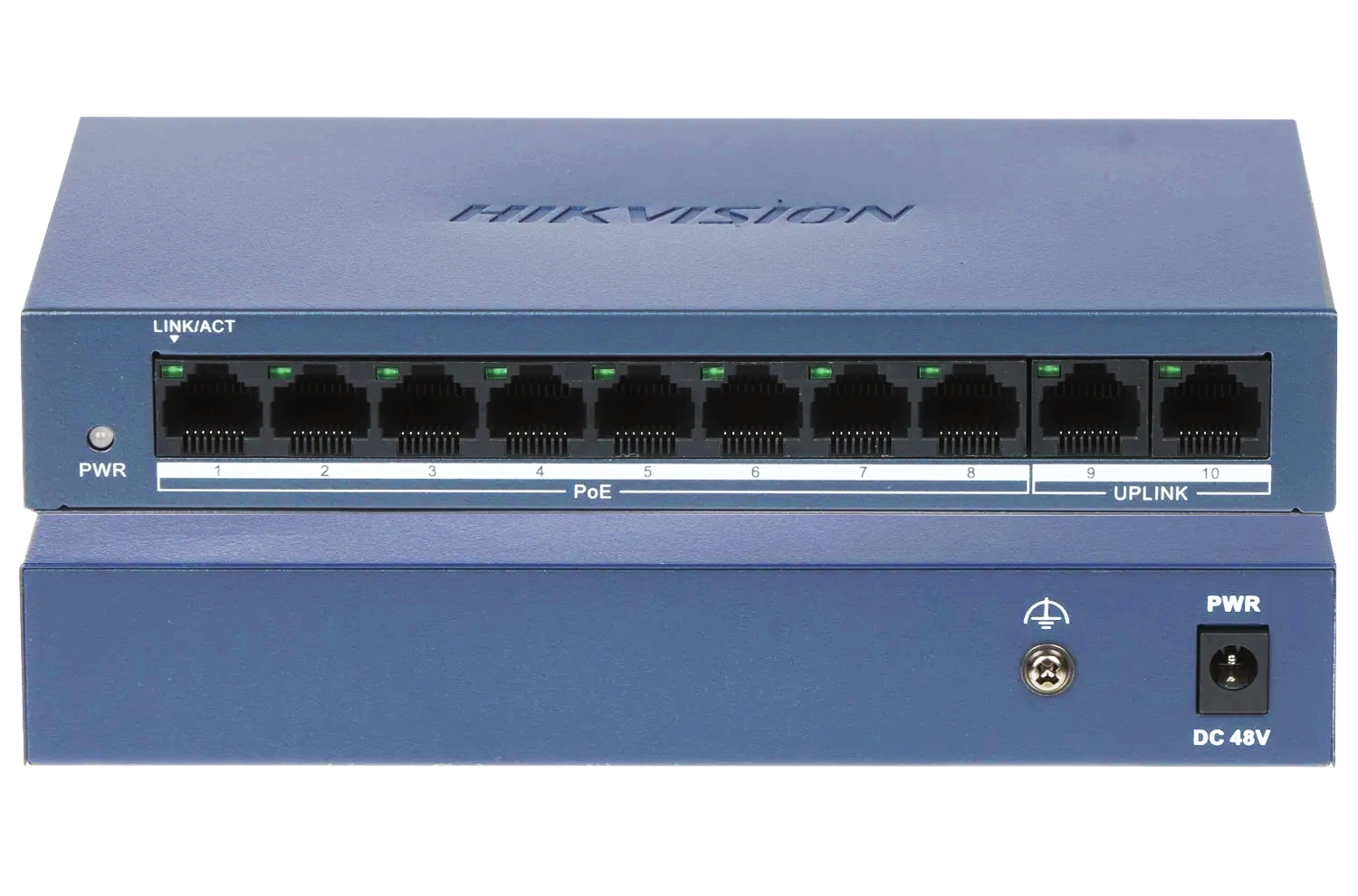 Poe Switch DS-XS0110-P 8x Poe 2x Uplink 10/100Mbps Hikvision