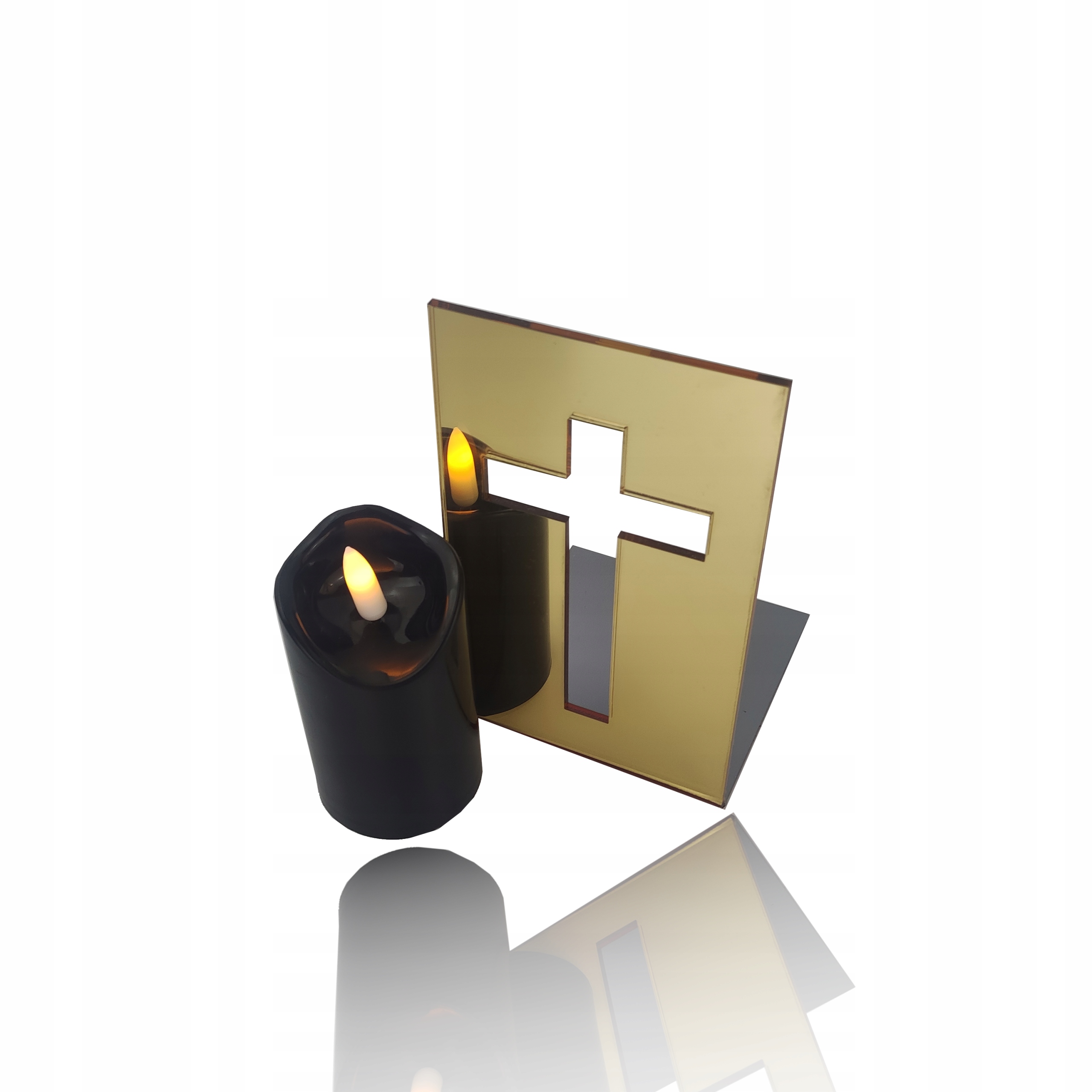 ZNICZ STATUETKA LAMPKA NA CMENTARZ ŚWIECA LED LATARENKA LAMPION 2023