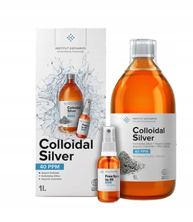 Srebro koloidalne FutuNatura 1000 ml do pielęgnacji skóry