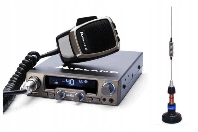 

Radio Cb Midland M-20 Antena Midland LC59 Naklejka