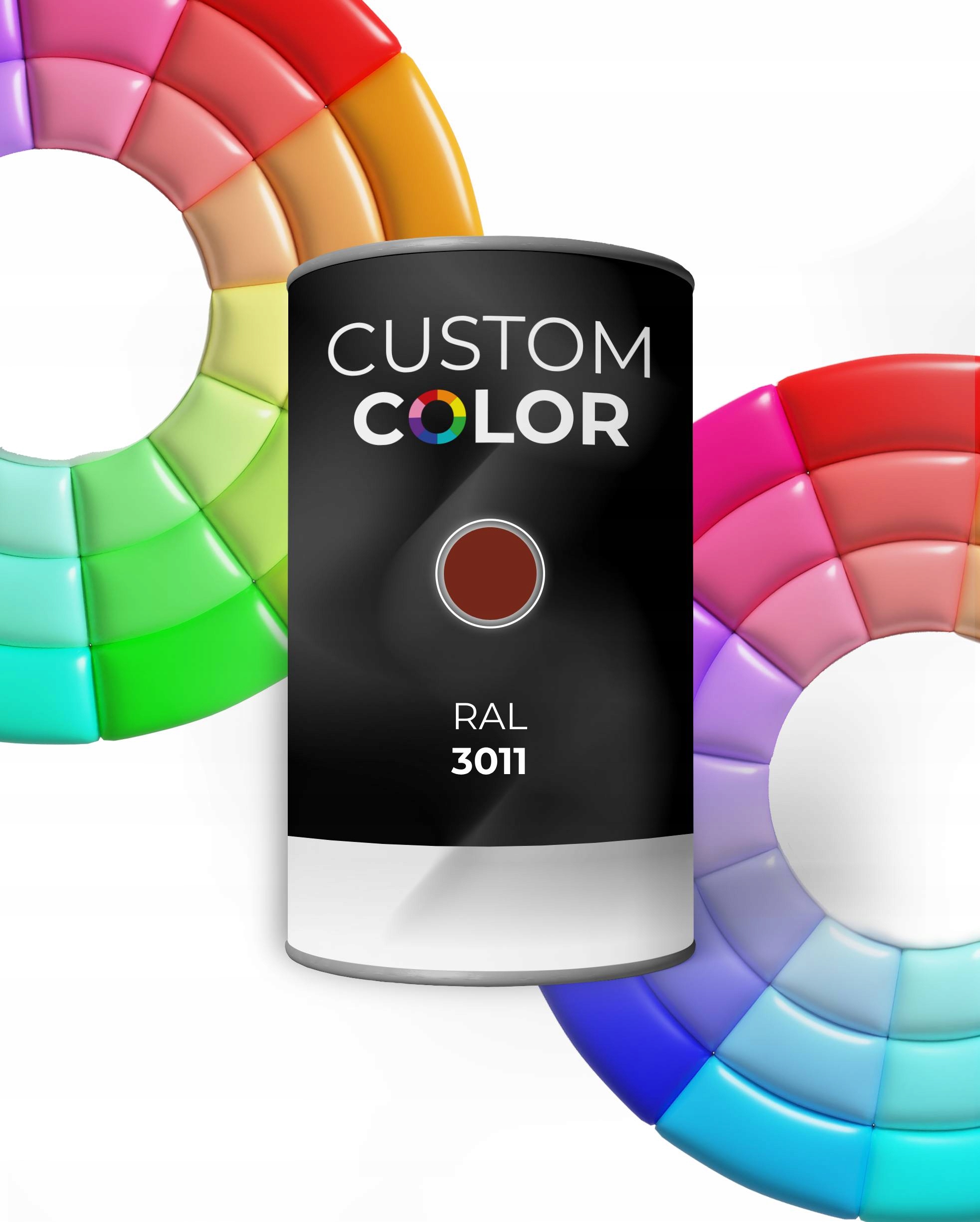 Custom Color Farba epoksydowa antykorozyjna do metalu 1K Ral 3011 1L