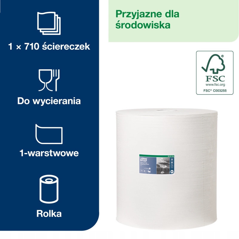 Tork 530104 Czysciwo w roli mocne biale x269 m Weight 10 kg