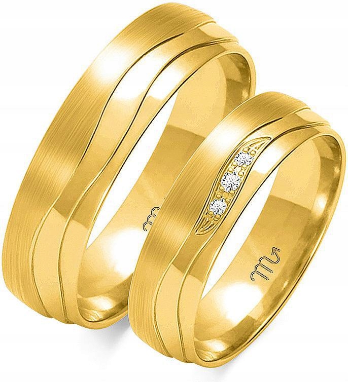 Prsten na svatba pro pár gravírování 585 velikost 8 9 10 exkluzivní kolekce