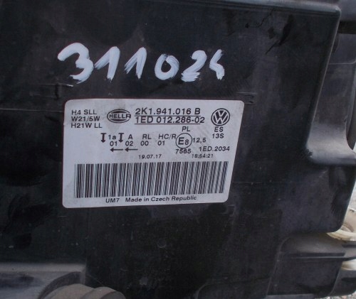Frontscheinwerfer VW Caddy 2K1941016B Facelift LED Rechts Scheinwerfer Headlight - Thumbnail 10