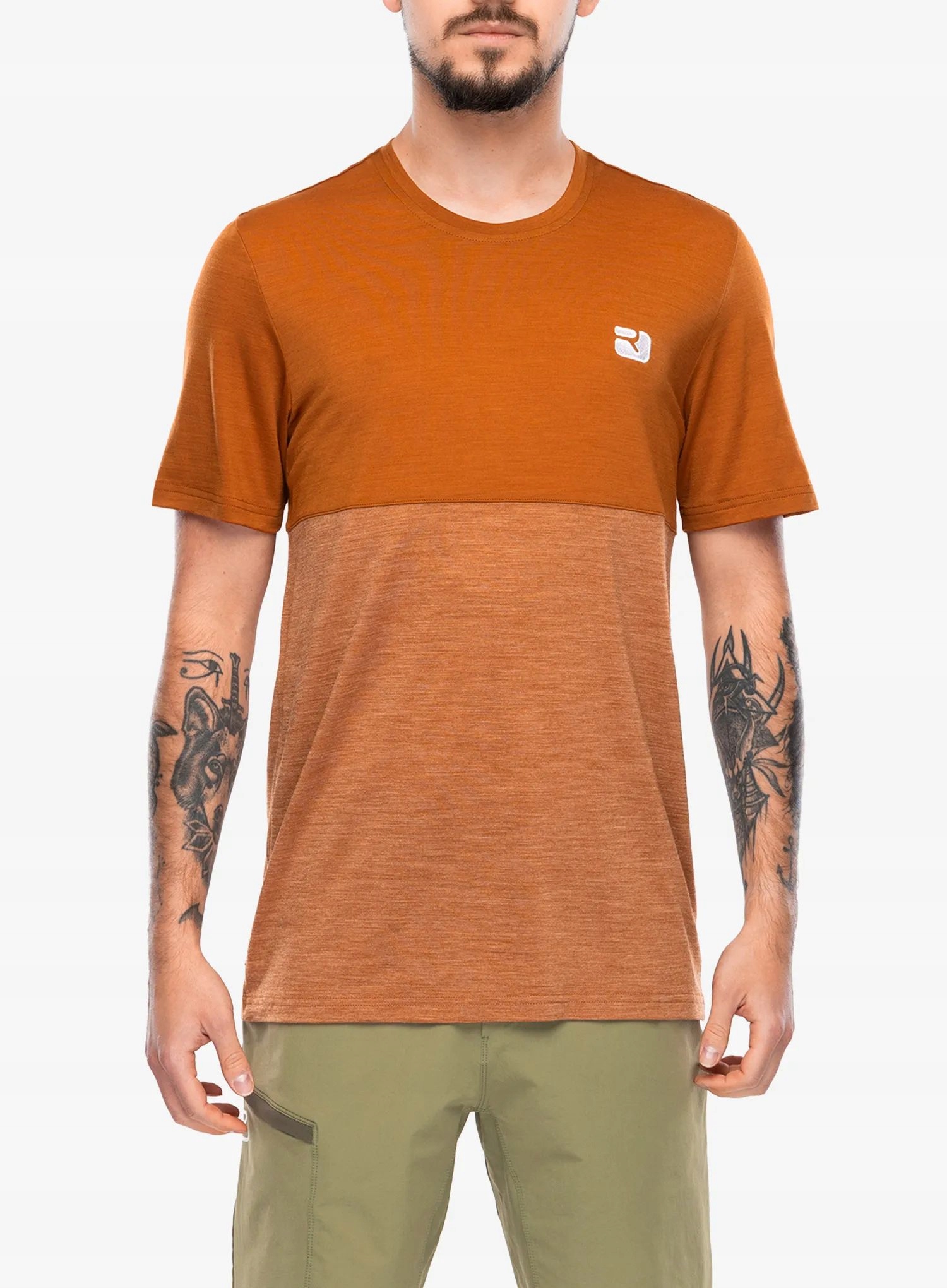 Koszulka merino Ortovox 150 Cool Logo Ts bristle brown S