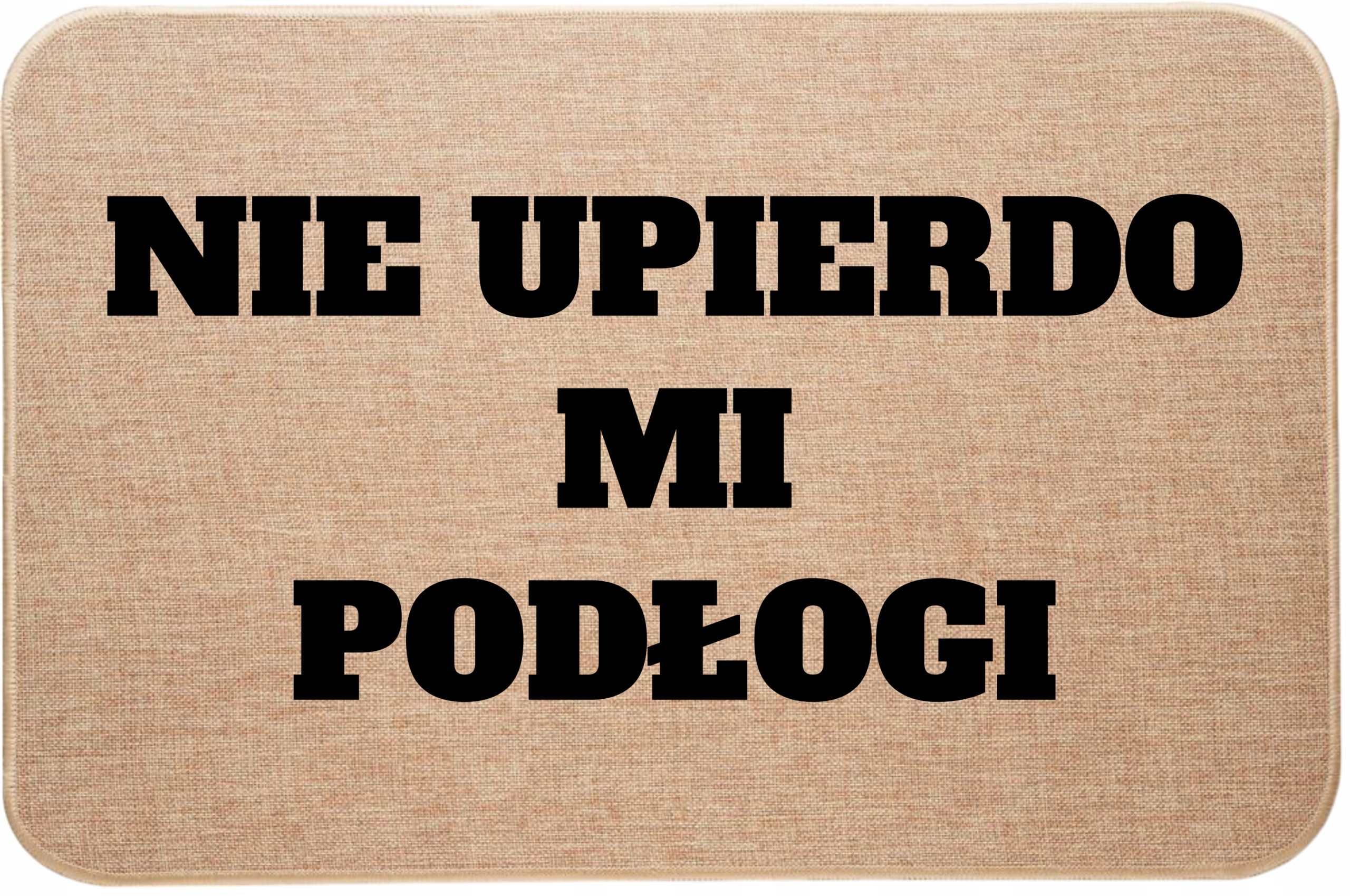 Ľanová Stieračka MI Netlačila Podlahu Vtipný Darček Na Stierač