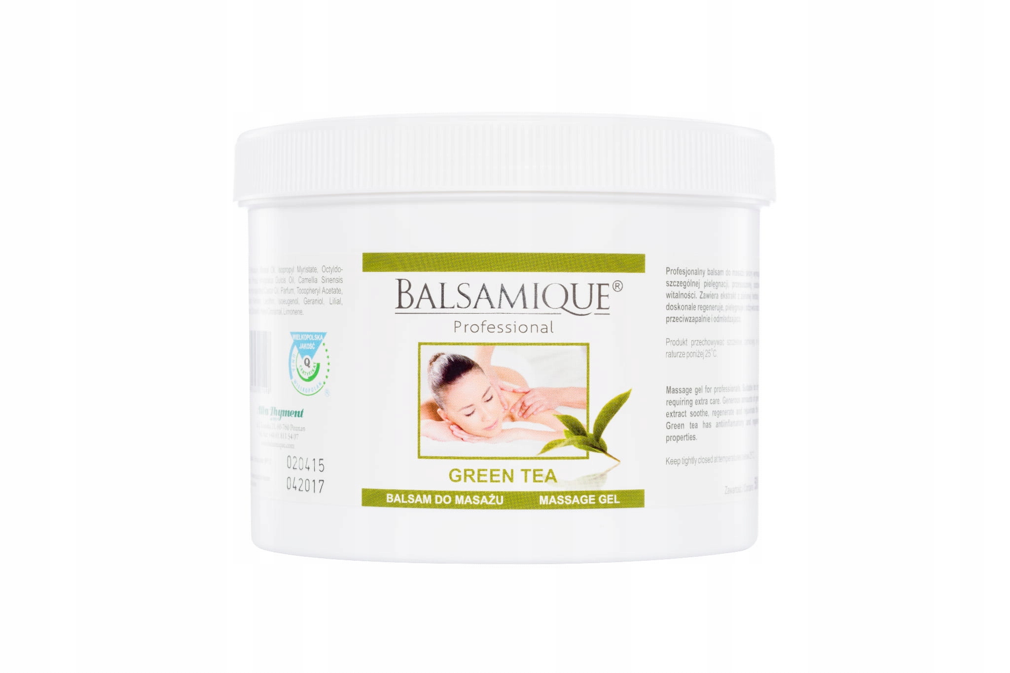 

Balsamique Green Tea Balsam 500ml
