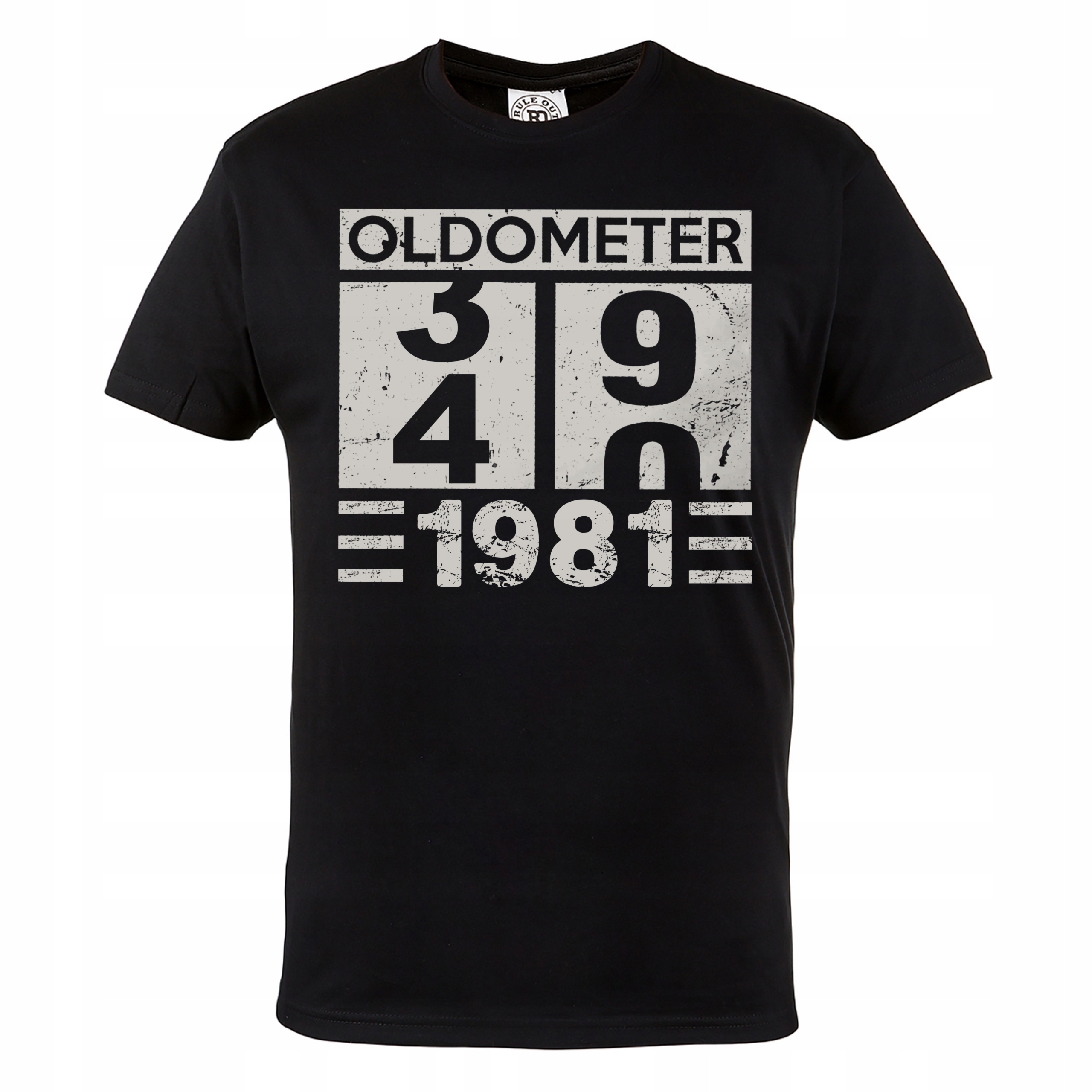

Męska Koszulka Na 40 Urodziny Retro Oldometer 1981
