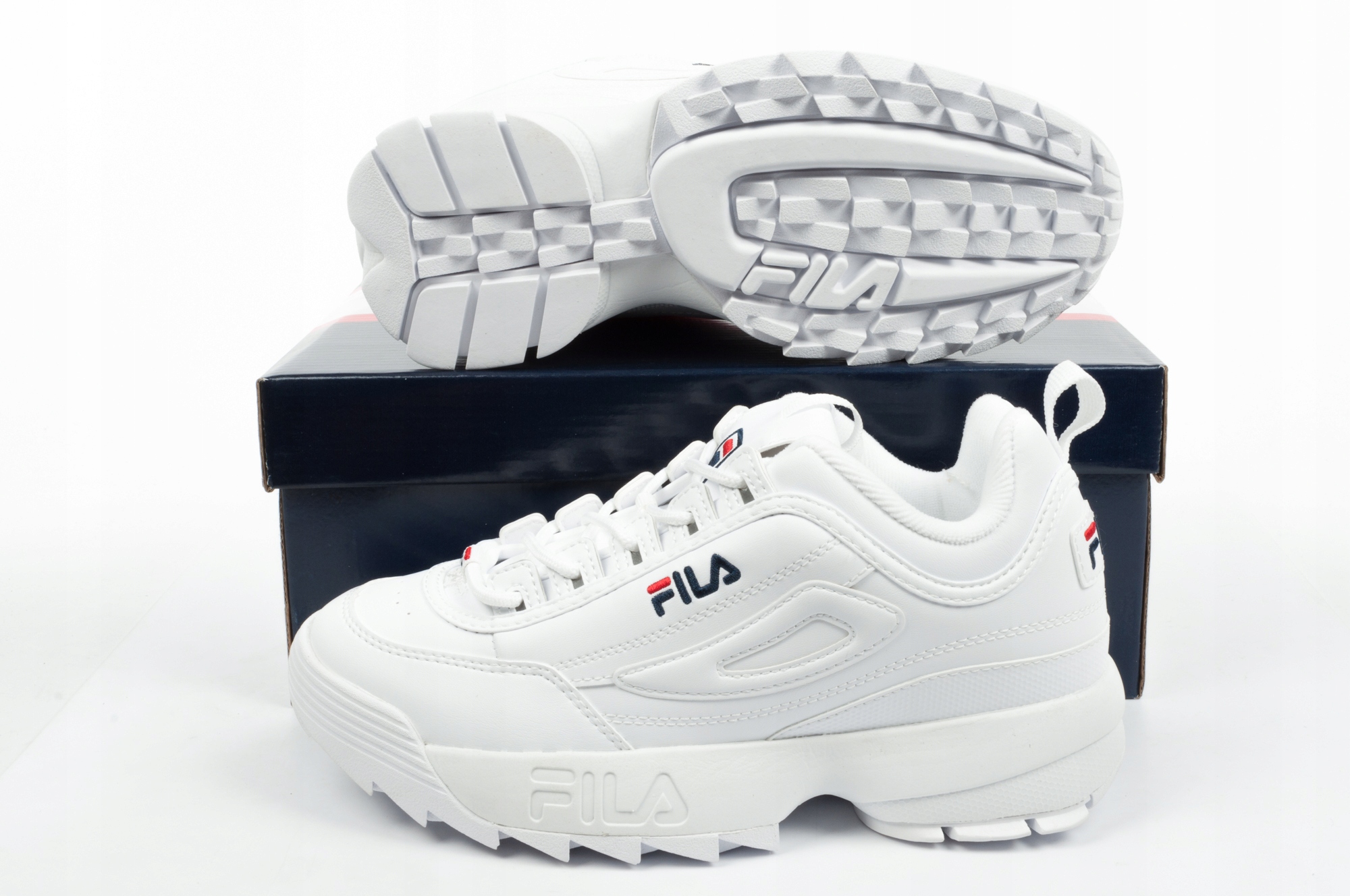 Buty FILA DISRUPTOR 1010302.1FG r. 38 Kolor biały