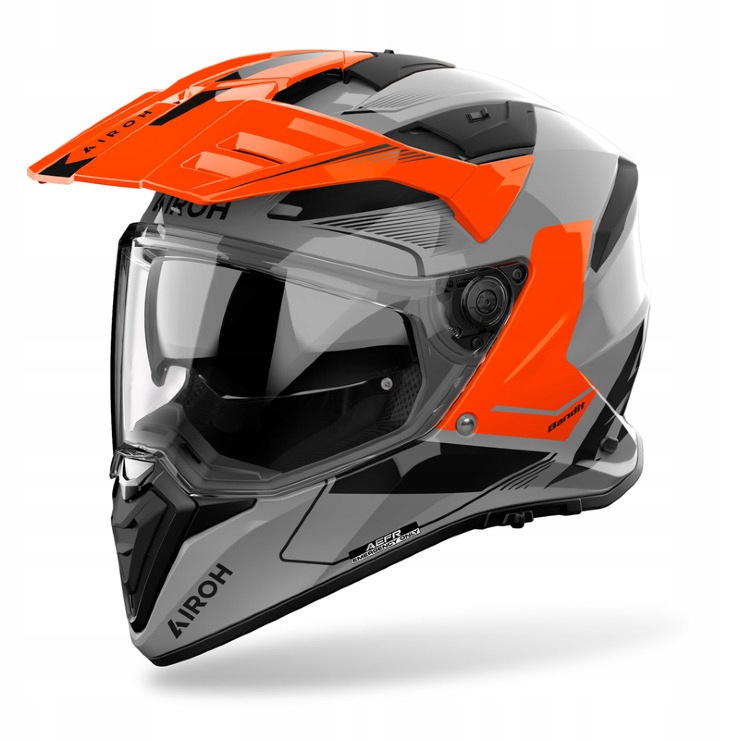 Airoh Bandit Tune Orange Gloss Integrálna Motocyklová Prilba M