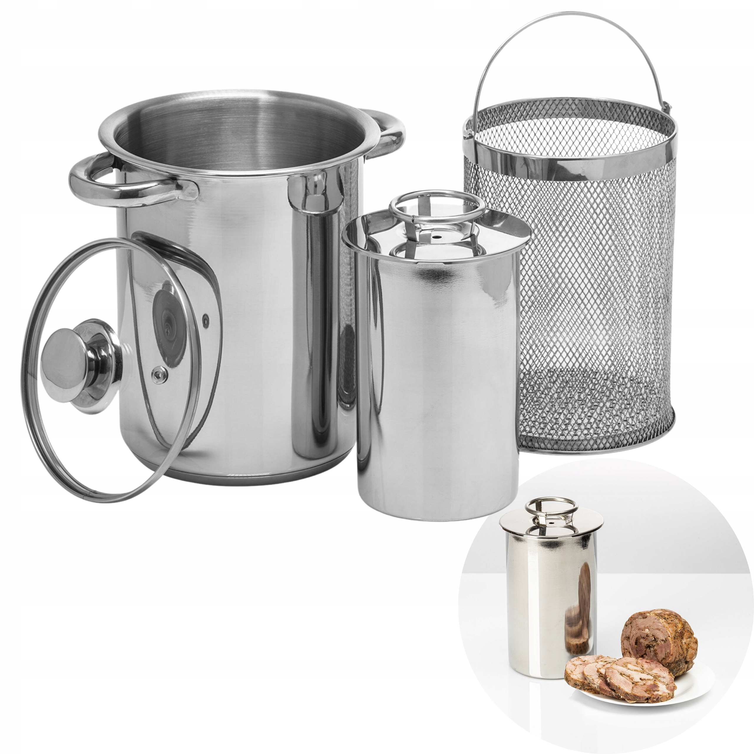 Multifunkční Šunkovar Hrnec Na Výrobu Masa Browin 1.5 Kg