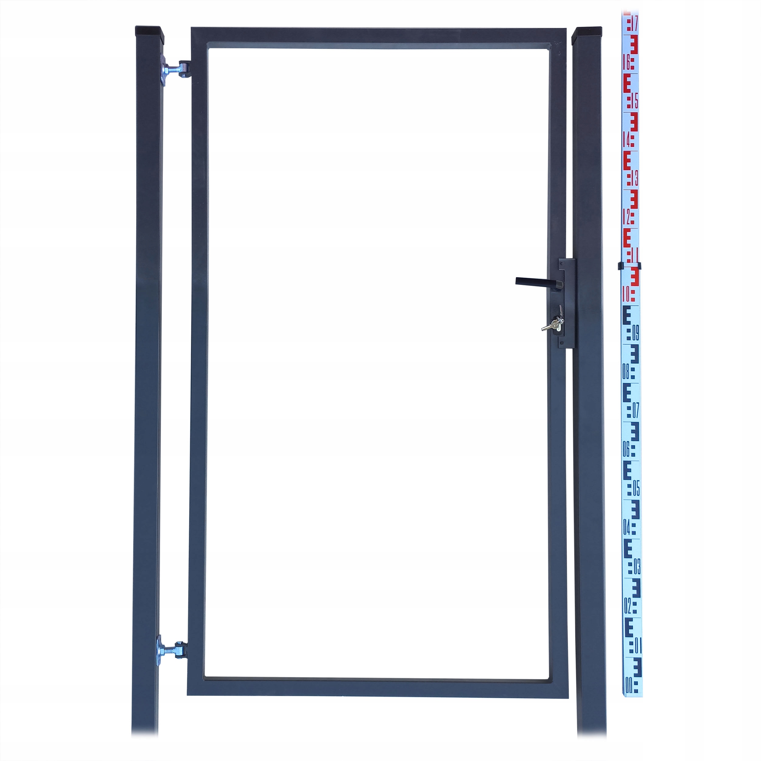 Bránka Rámeček pro štafle a panely 170 cm grafit RAL7016 Sloupky štafle