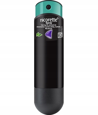Nicorette Spray мятный аэрозоль 150 доз никотин вес продукта с единичной упаковкой 0,056 кг