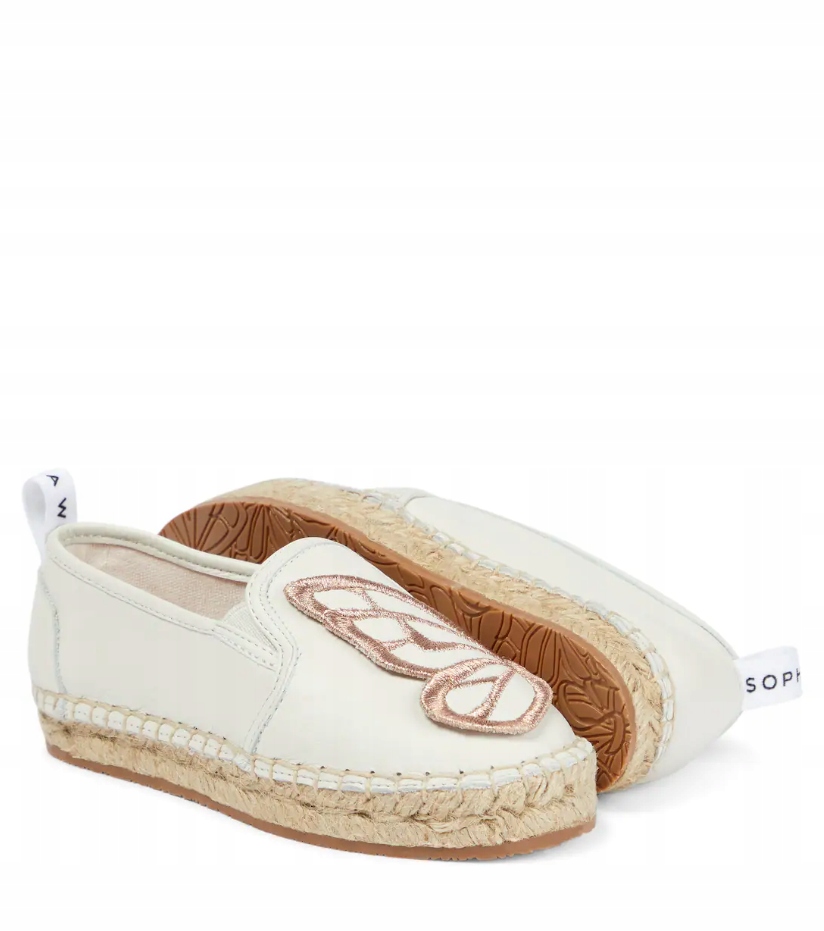 SOPHIA WEBSTER BUTTERFLY ESPADRILLE FLAT 34 CCA