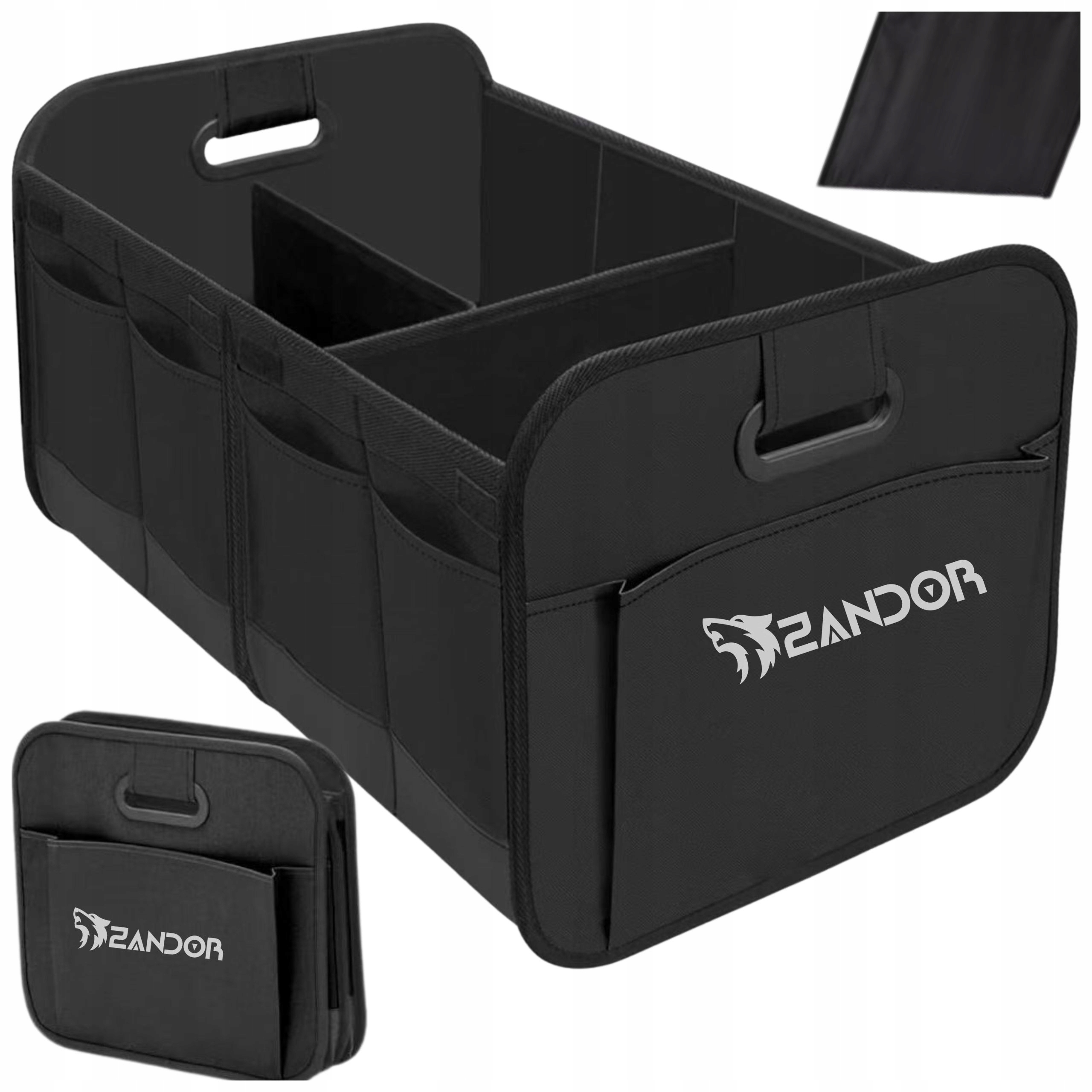 Organizer Do Bagażnika Duży Skrzynia Samochodowa Kufer Do Auta Sztywna58x37