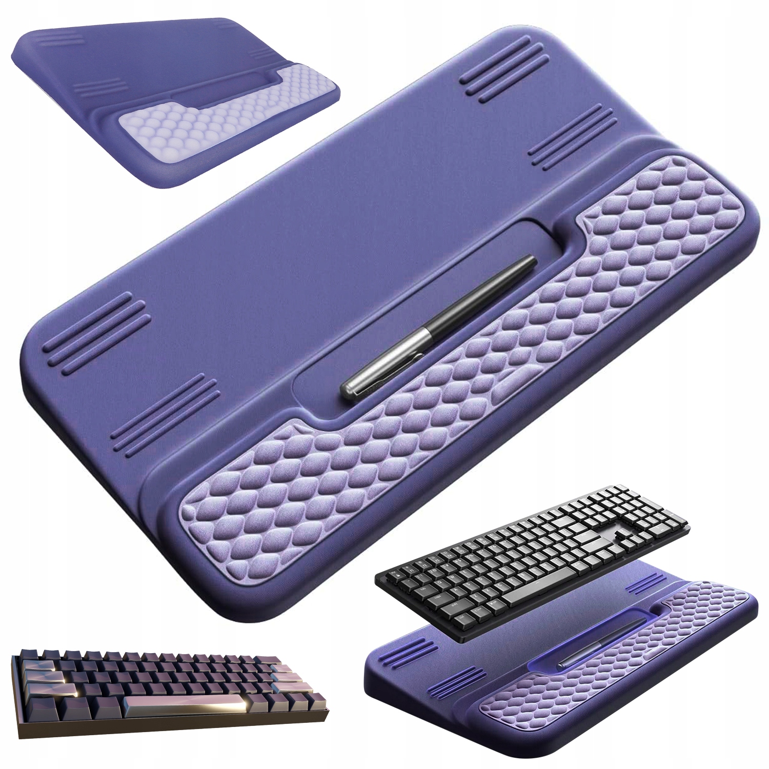 Podložka Pod Zápěstí Z Lycry Pro Práci I Studium S Prostorem Pro Klávesnici