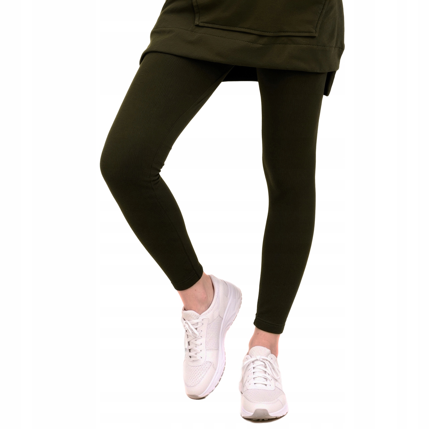 Vivisence 9106 zelená, elastické, pohodlné, klasické Legíny L/XL