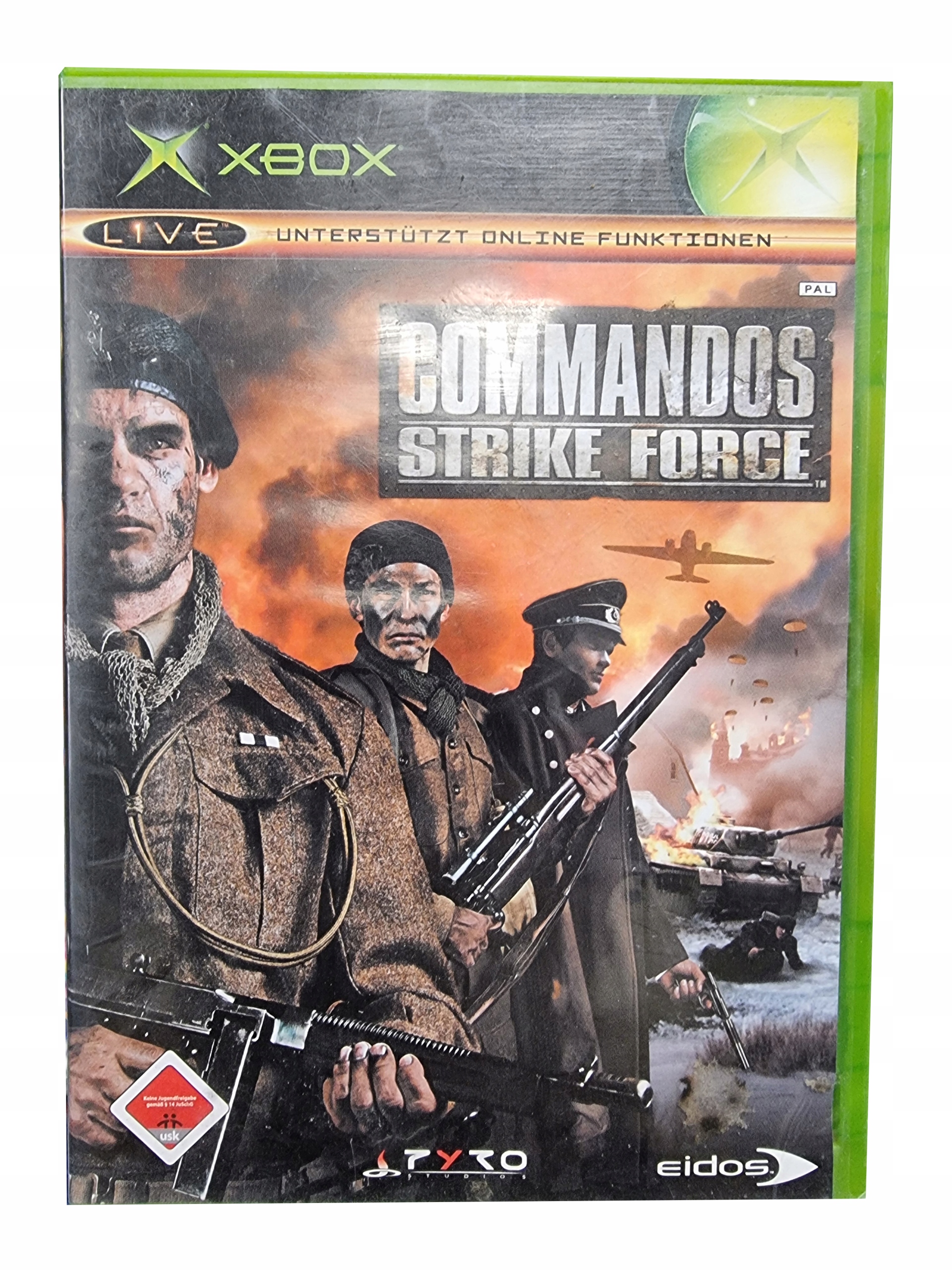 Commandos Strike Force Xbox original Xbox pudełkowa
