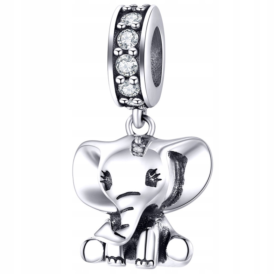 

Zawieszka Charms Słonik koralik słoń beads