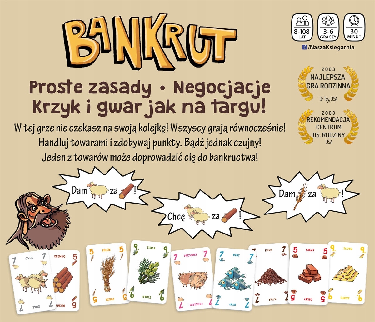 Bankrut. Gra Planszowa Typ Podstawa