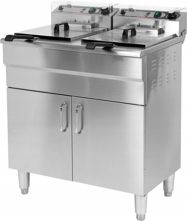 FRYTOWNICA Z SZAFKĄ SMAŻALNIK 2x11,5L YATO YG-04638 Model YG-04638
