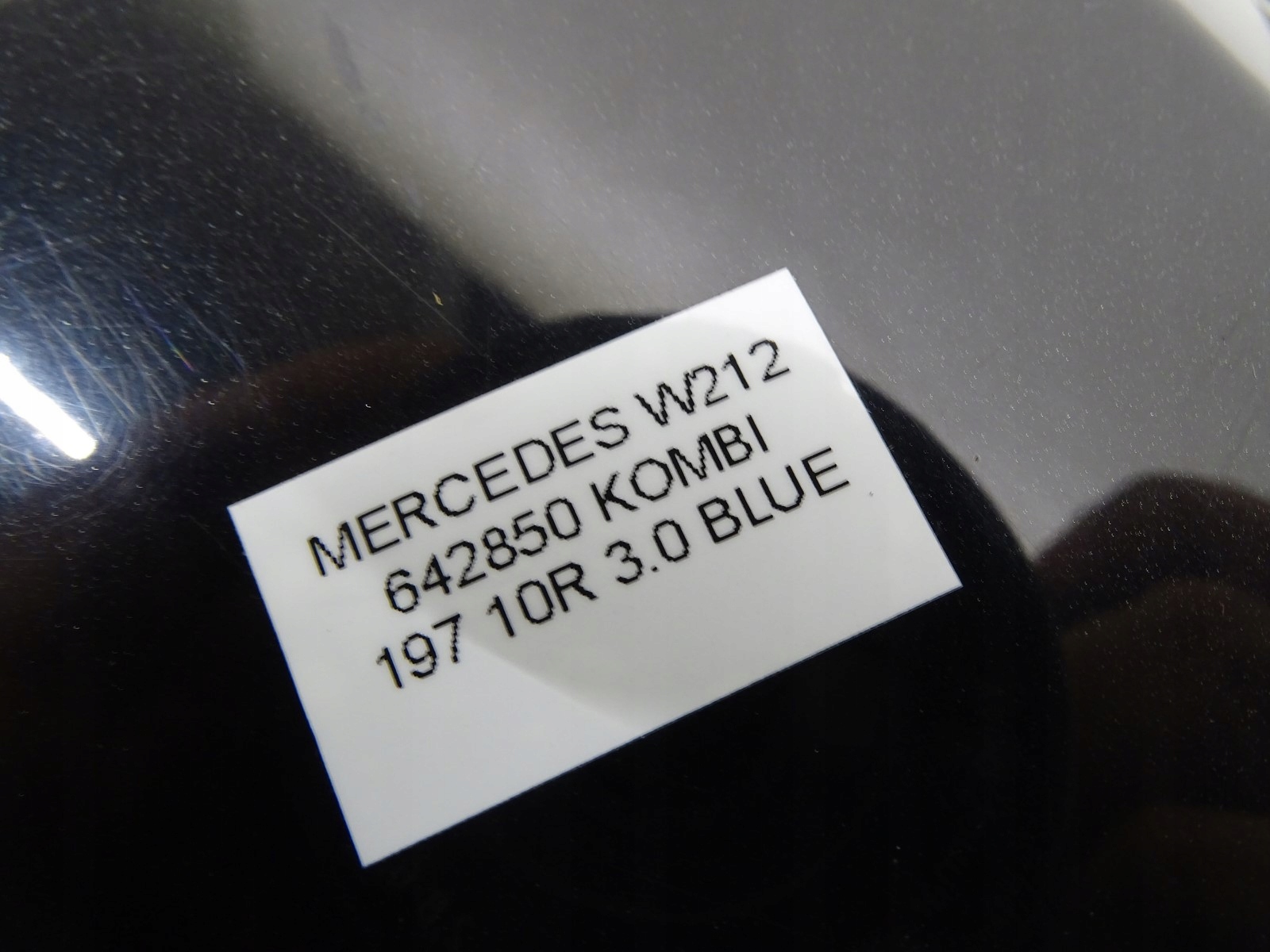 door left left rear part rear. MERCEDES E W212 KOMBI 197