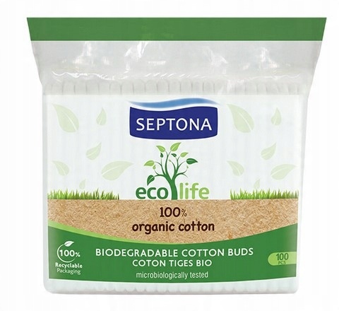 

Septona EcoLife Patyczki organiczne 100 sztuk