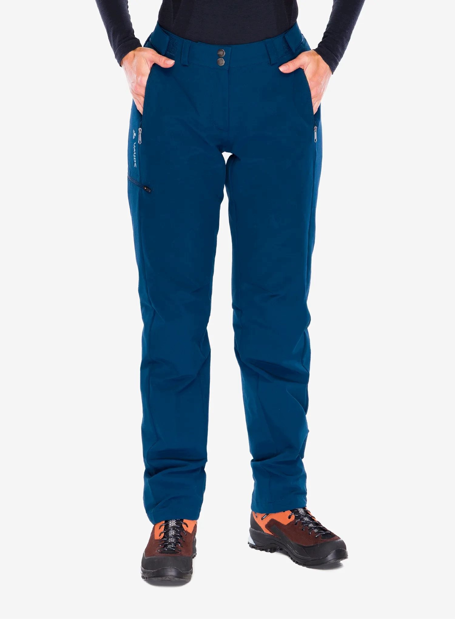 Spodnie trekkingowe damskie Vaude Skomer Winter Pants II dark sea 42 (L)