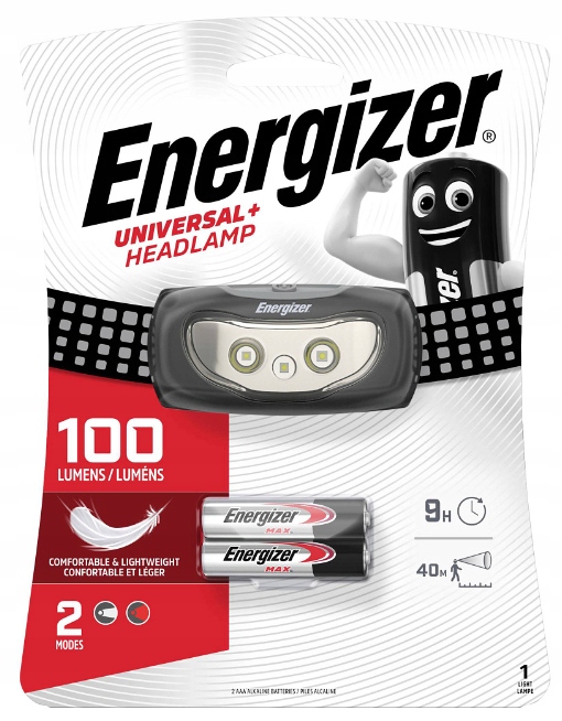 LATARKA CZOŁOWA LT-UNIVERSAL-PLUS/100 ENERGIZER Model Universal+